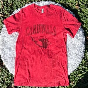 Cardinals Bella Canvas Red Short Sleeve Crewneck T-Shirt Unisex Medium NWOT